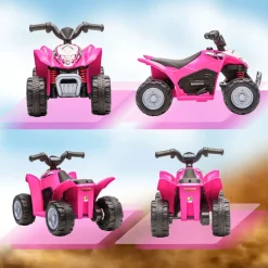 Quad eléctrico Honda Aiyaplay con luces LED + bocina 1-3 años 43,5x65,5x38,5 cm