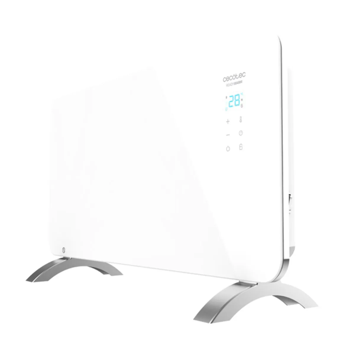 Radiador Cecotec Ready Warm 6650 1000W cristal con wifi blanco
