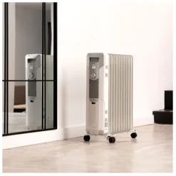Radiador de aceite Cecotec ReadyWarm 11000 Space 11 módulos 2500W blanco