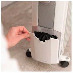 Radiador de aceite Cecotec ReadyWarm 11000 Space 11 módulos 2500W blanco