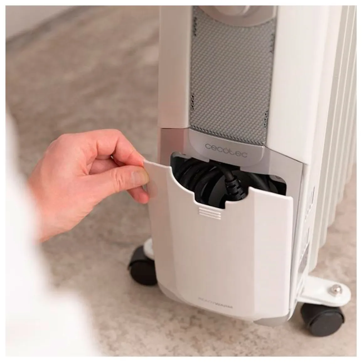 Radiador de aceite Cecotec ReadyWarm 11000 Space 11 módulos 2500W blanco