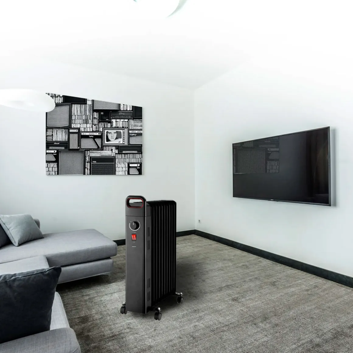 Radiador de aceite Infiniton HOR-N200 2000W 3 niveles de potencia negro