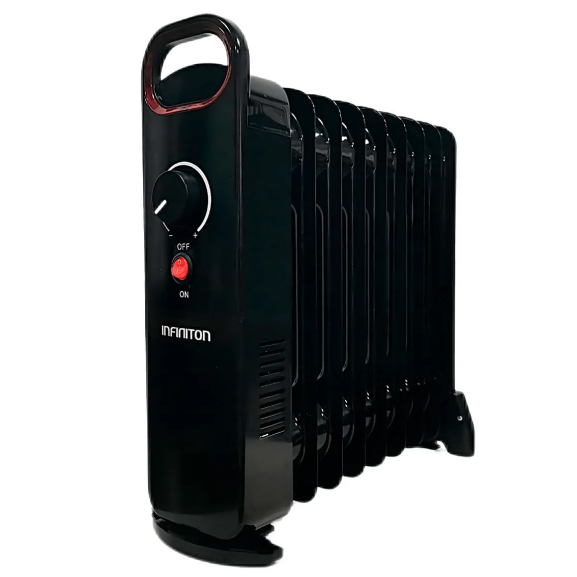Radiador de aceite Infiniton HORM-N10 900W 11 elementos negro