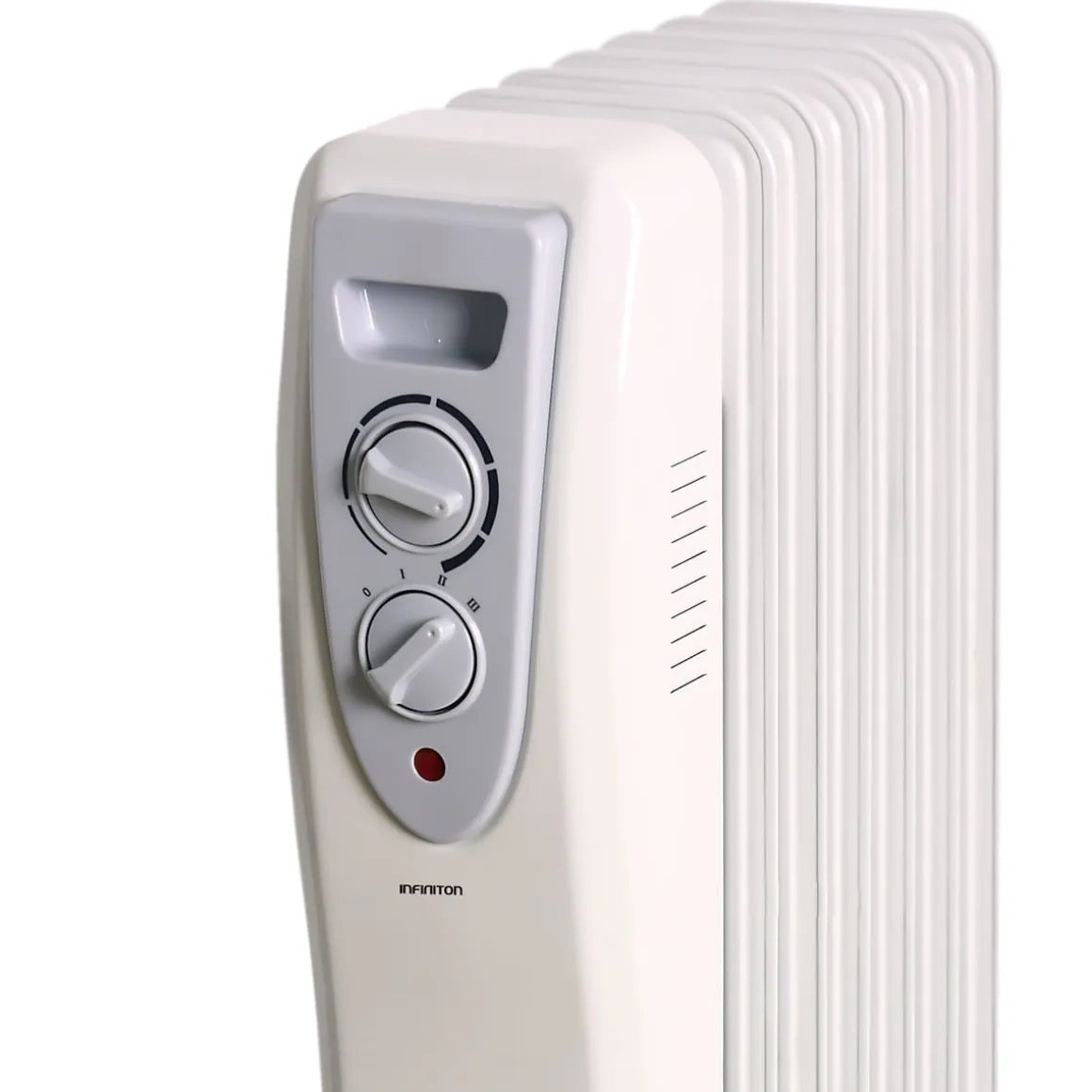 Radiador de aceite Infiniton HOR-1500 1500W 3 niveles de potencia blanco
