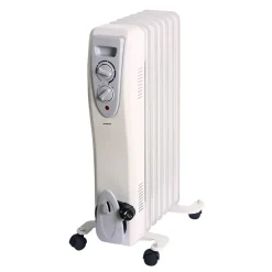 Radiador de aceite Infiniton HOR-1500 1500W 3 niveles de potencia blanco