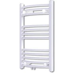 Radiador toallero Azax 320W 12 barras blanco 76,4x50 cm