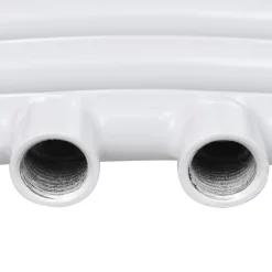 Radiador toallero Vex 215W 8 barras blanco 48x48 cm