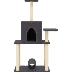 Rascador para gatos con postes de sisal 122 cm
