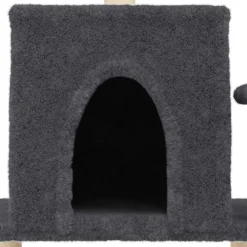 Rascador para gatos con postes de sisal 122 cm