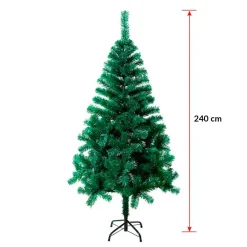 Árbol de Navidad 1000 puntas verde 240 cm