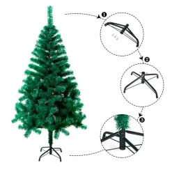 Árbol de Navidad 1000 puntas verde 240 cm