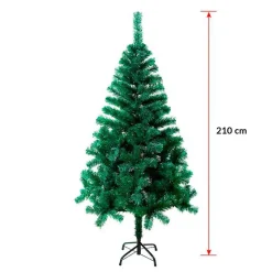 Árbol de Navidad 800 puntas verde 210 cm
