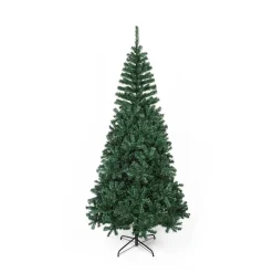 Árbol de navidad 1250 ramas + base cruzada verde Ø60x240 cm