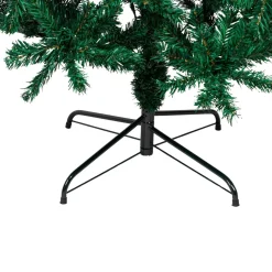 Árbol de navidad 400 ramas + base cruzada verde Ø85x150 cm