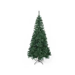 Árbol de navidad 400 ramas + base cruzada verde Ø85x150 cm