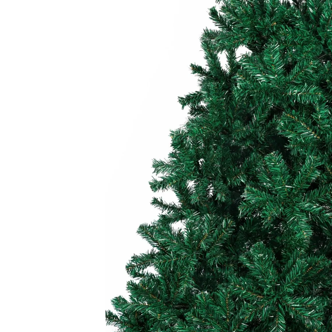 Árbol de navidad 400 ramas + base cruzada verde Ø85x150 cm