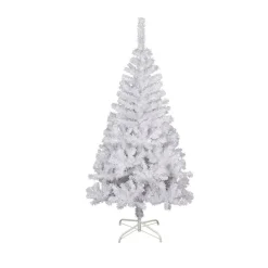 Árbol de navidad 400 ramas + base cruzada blanco Ø35x150 cm