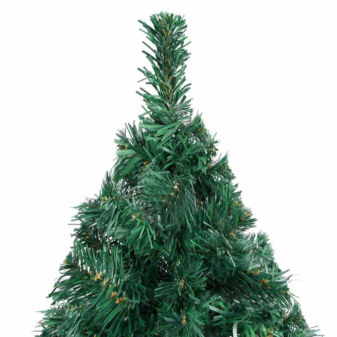 Árbol de Navidad 930 ramas 150 LEDs con decoraciones verde