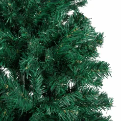 Árbol de Navidad 930 ramas 150 LEDs con decoraciones verde