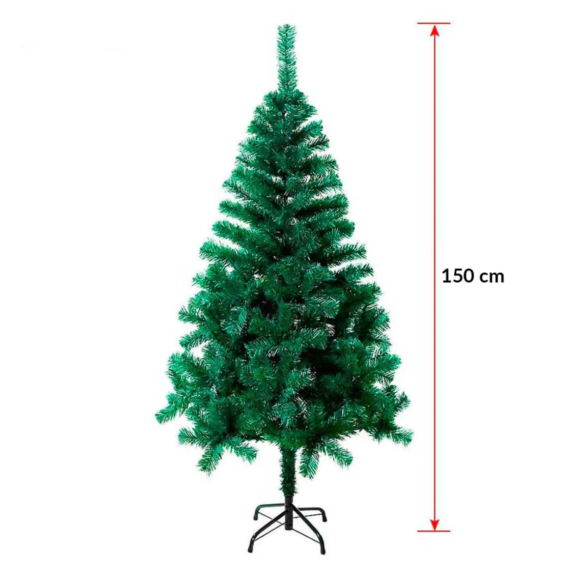 Árbol de Navidad 230 ramas verde 150 cm