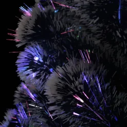 Árbol de Navidad 220 ramas y 39 luces LED verde 180 cm