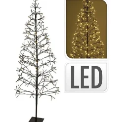 Árbol de navidad Ambiance 160 luces LED 120 cm