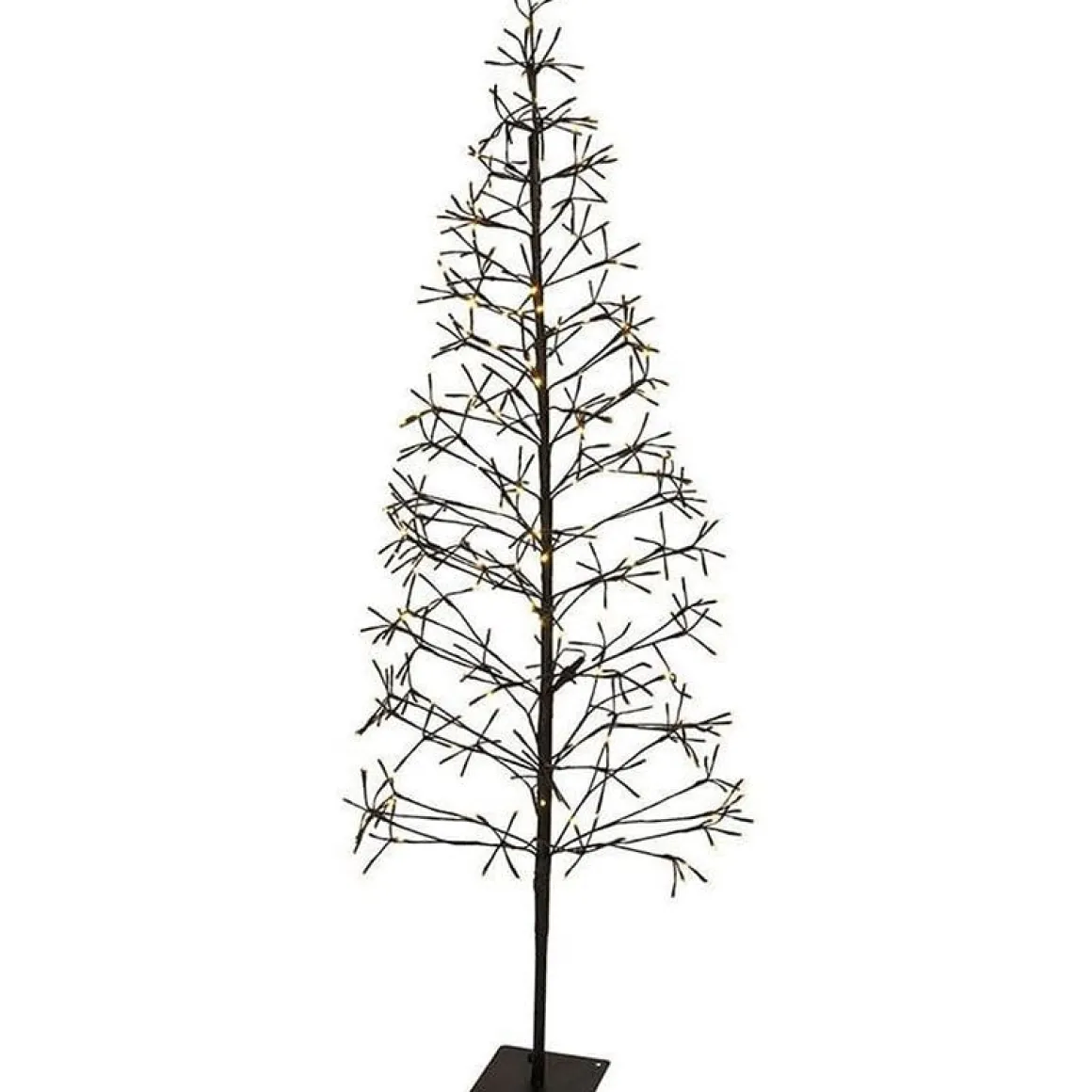 Árbol de navidad Ambiance 160 luces LED 120 cm