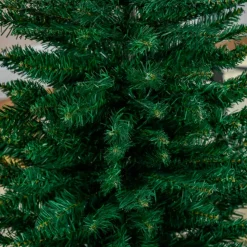 Árbol de Navidad artificial Homcom 294 ramas con soporte verde 150 cm