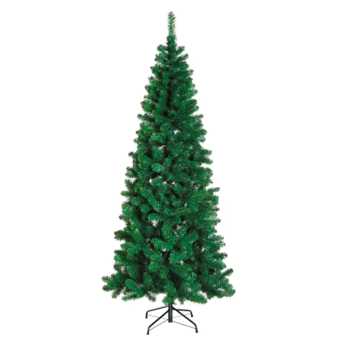 Árbol de Navidad artificial Homcom 631 ramas con base verde 210 cm