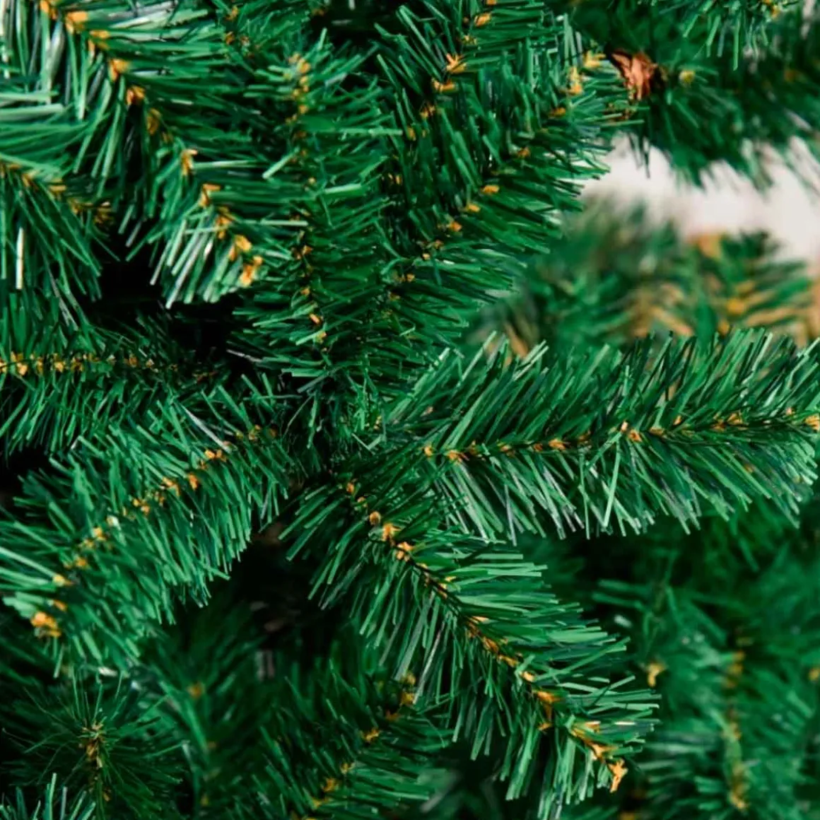 Árbol de Navidad artificial Homcom 624 ramas con adornos verde 180 cm