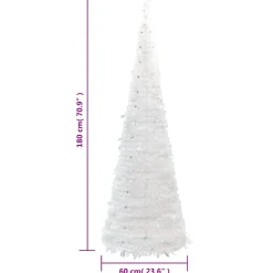 Árbol de Navidad desplegable luces LED 8 modos