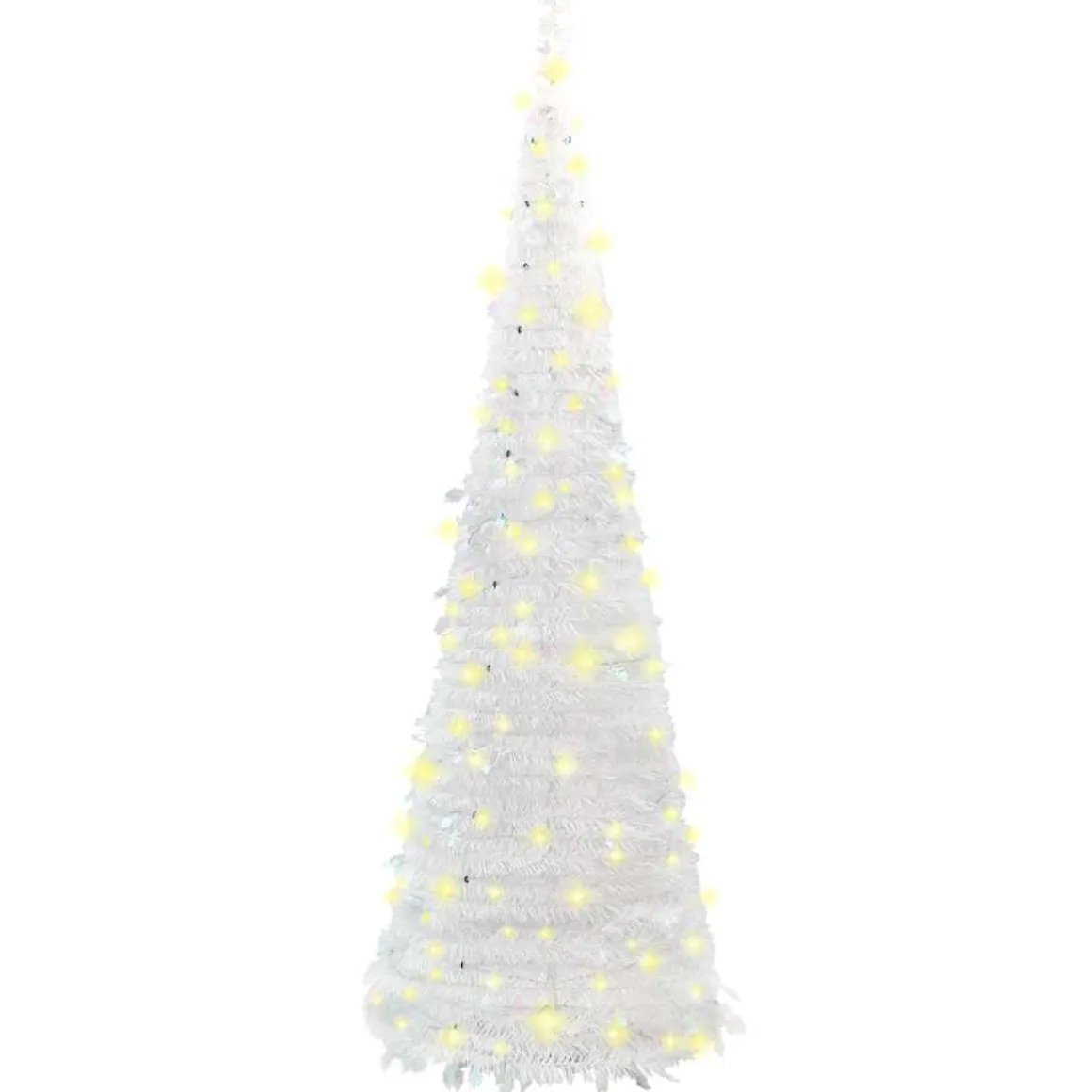 Árbol de Navidad desplegable luces LED 8 modos