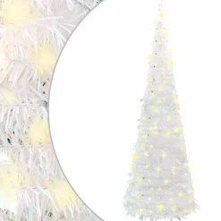 Árbol de Navidad desplegable luces LED 8 modos