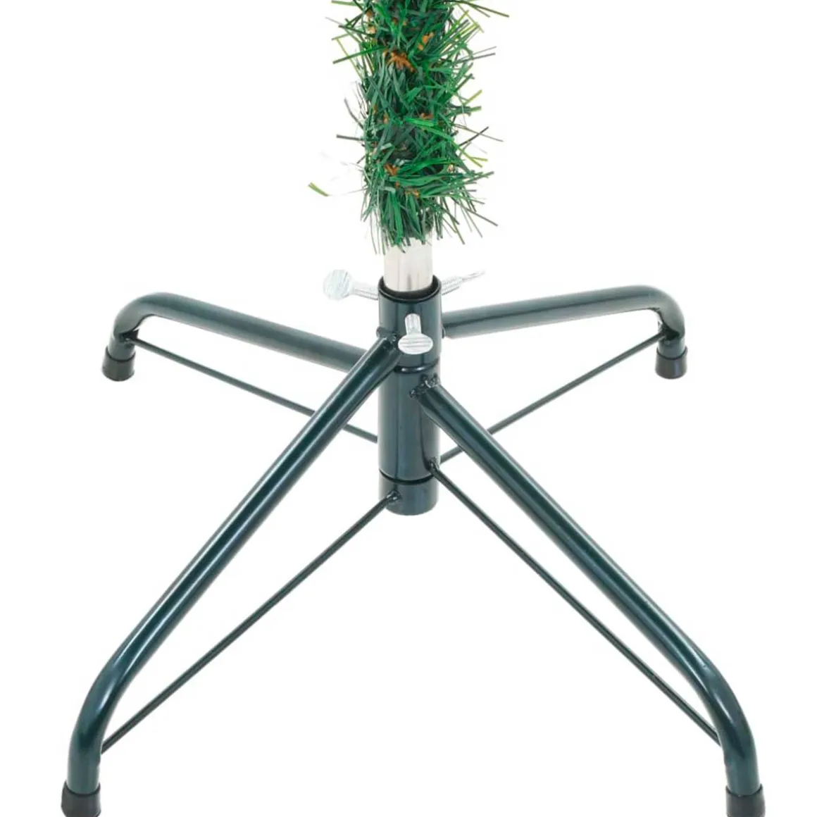 Árbol de Navidad glaseado con piñas 540 ramas verde 180 cm