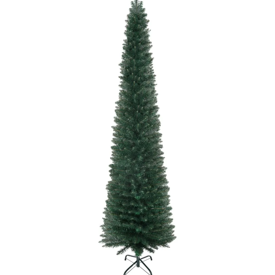Árbol de Navidad Homcom 510 ramas base plegable verde Ø56x210 cm