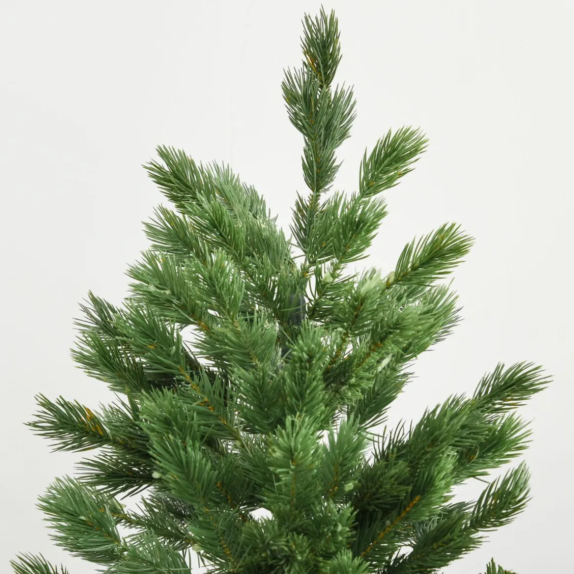 Árbol de Navidad Homcom 934 ramas con base plegable verde Ø105x210 cm
