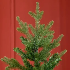 Árbol de Navidad Homcom 1443 ramas con decoración verde Ø120x180 cm