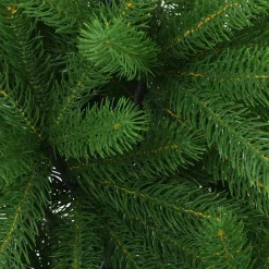 Árbol de Navidad realista + base cruzada verde 240 cm
