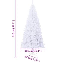 Árbol de Navidad sistema encajable blanco