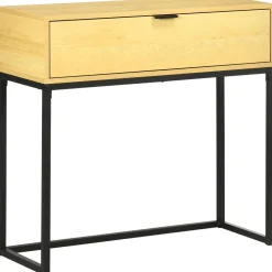 Recibidor November Homcom con cajón natural 76x80x30 cm