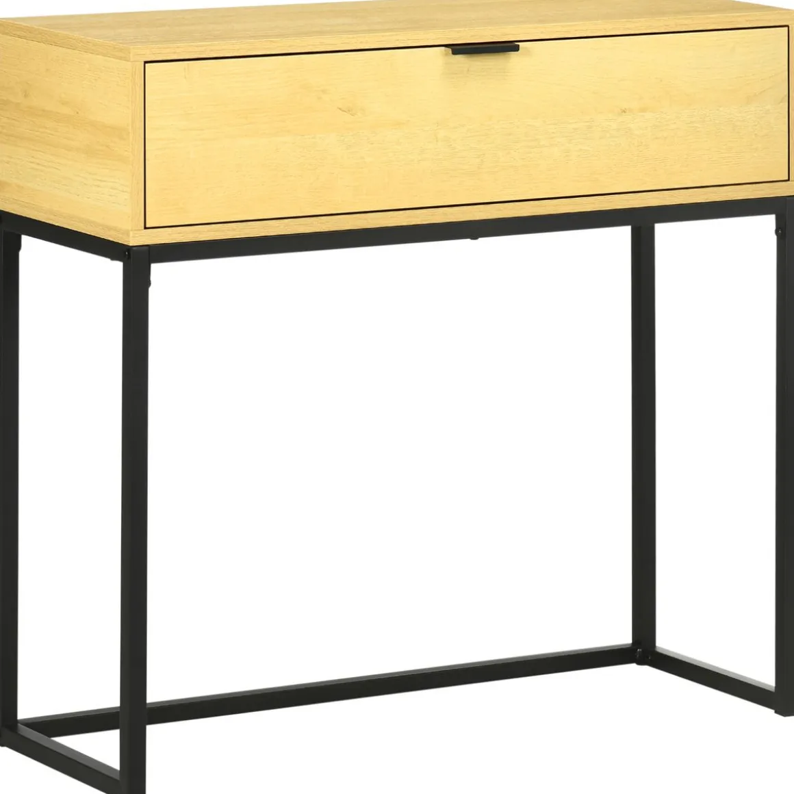 Recibidor November Homcom con cajón natural 76x80x30 cm