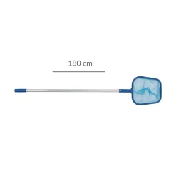 Recoge hojas de piscina gris/azul 180 cm