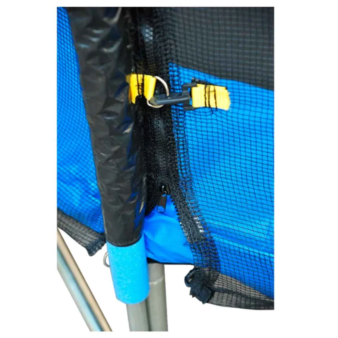 Red de seguridad Homcom para cama elástica 6 barras Ø244x180 cm