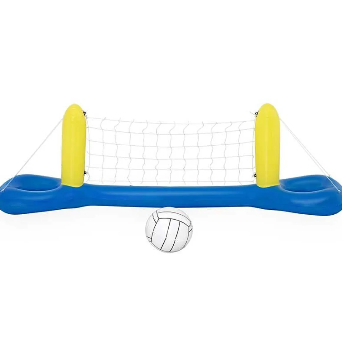 Red de voleibol hinchable Bestway con pelota azul/amarillo 64x244 cm