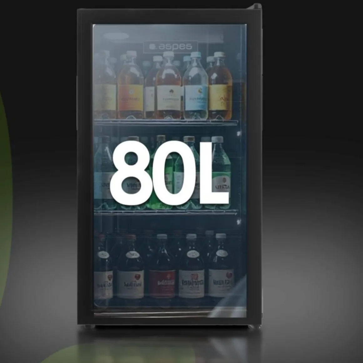 Refrigerador horeca Aspes ARH85500EN cíclico 80L E negro 84,5 cm