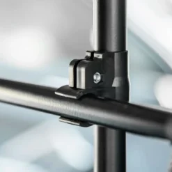 Reja de protección PawHut para coche universal ajustable negro 85/120x87/135 cm