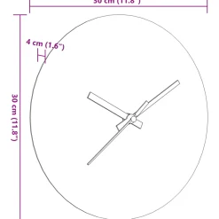 Reloj de pared Monet Ø30 cm