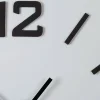 Reloj de pared Óscar números adhesivos negro Ø50 cm