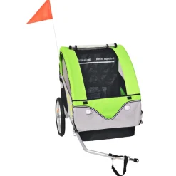 Remolque para bicicletas Renty con arnés de seguridad +1A