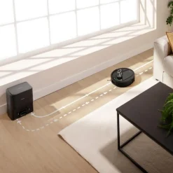 Robot aspirador Cecotec Conga Y80 base de autovaciado con IA WiFi negro